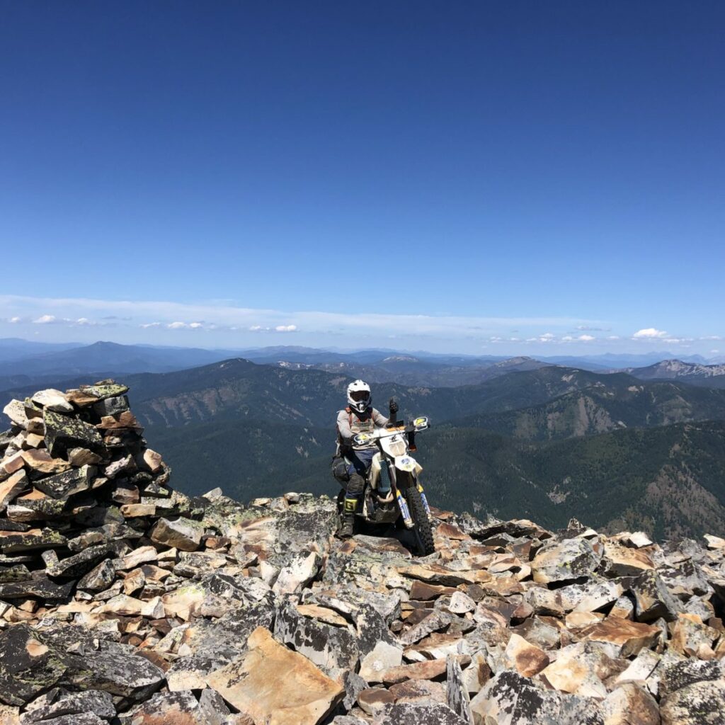 Riding the Grit top of the world!